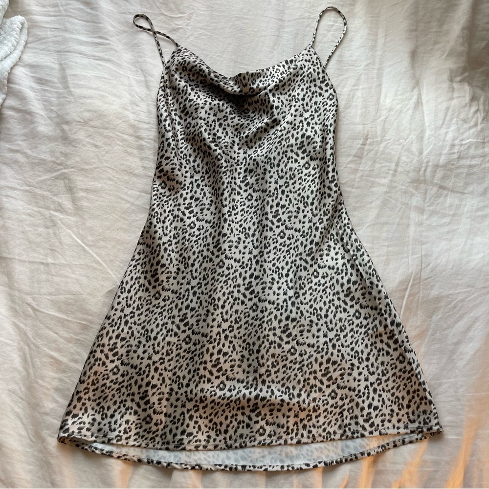 Princess Polly Leopard Betta Vanmore Mini Dress